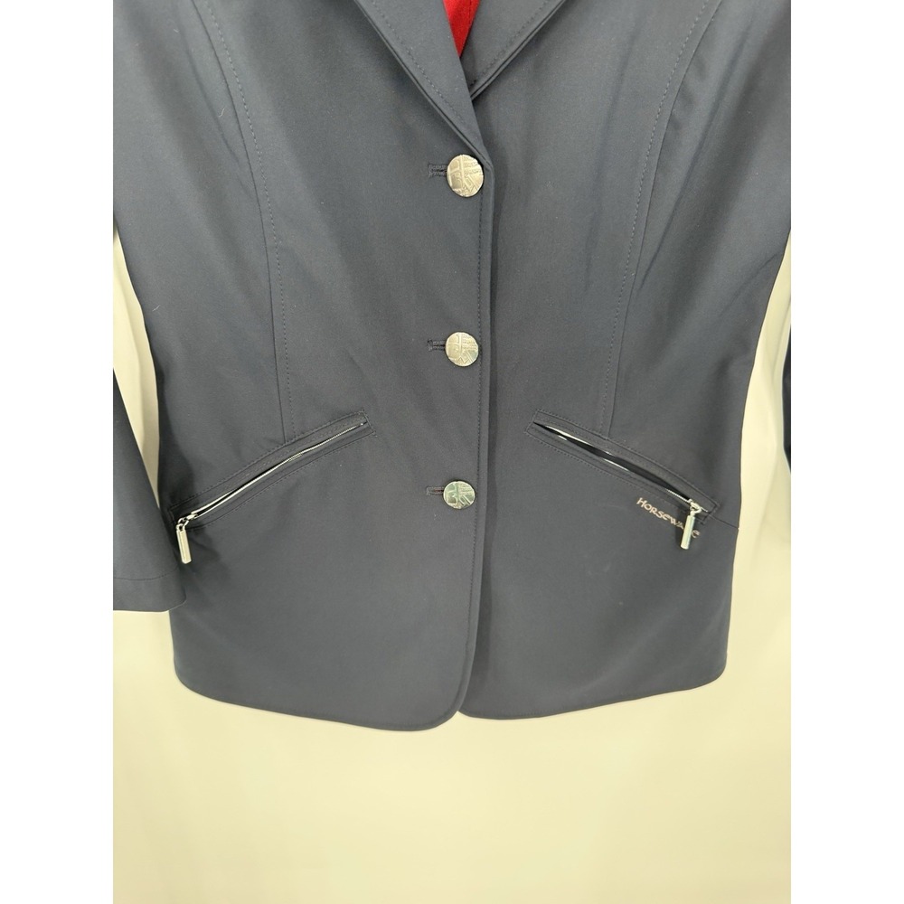 Horsewear Riding Jacket Womens XS US 4 Competititon Equestrian Athletic Classic - Picture 8 of 9